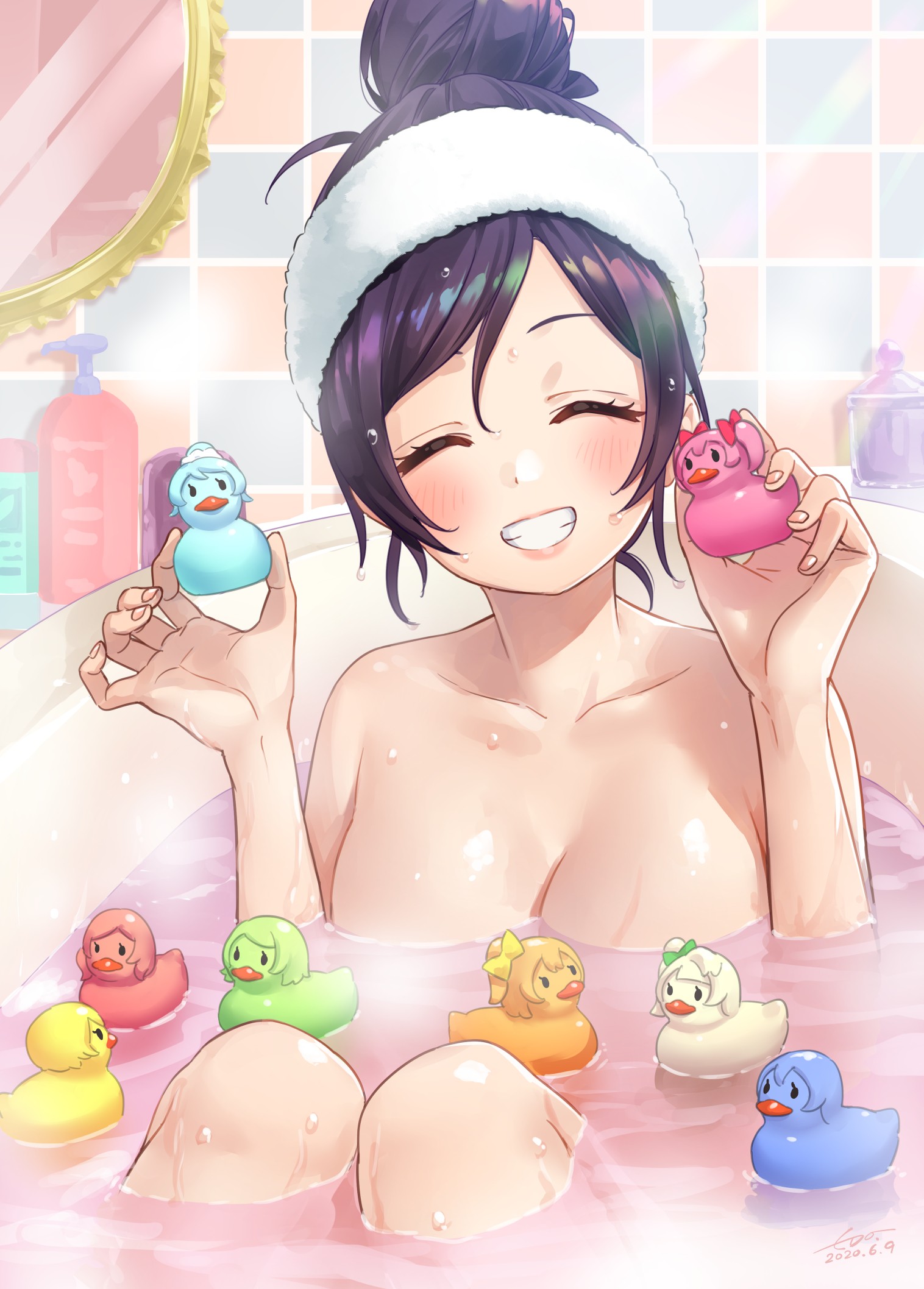 【二次】お風呂に入ってる女の子のエロ画像その２７
